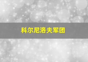 科尔尼洛夫军团