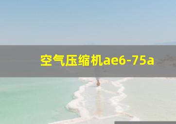 空气压缩机ae6-75a