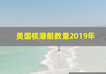 美国核潜艇数量2019年