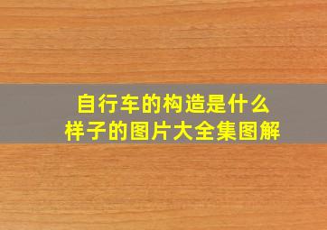 自行车的构造是什么样子的图片大全集图解