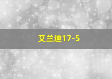 艾兰迪17-5