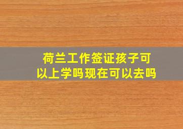 荷兰工作签证孩子可以上学吗现在可以去吗