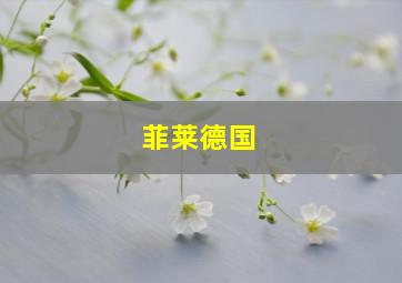 菲莱德国