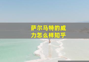 萨尔马特的威力怎么样知乎