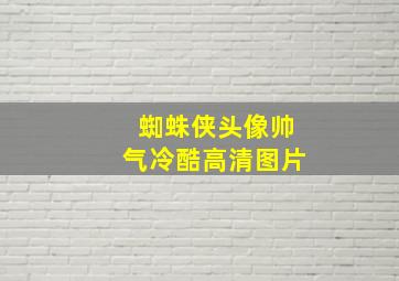 蜘蛛侠头像帅气冷酷高清图片