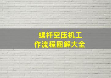 螺杆空压机工作流程图解大全