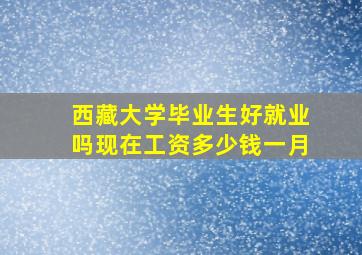 西藏大学毕业生好就业吗现在工资多少钱一月