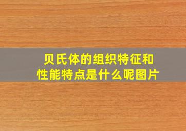 贝氏体的组织特征和性能特点是什么呢图片