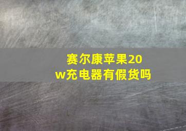 赛尔康苹果20w充电器有假货吗