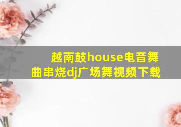 越南鼓house电音舞曲串烧dj广场舞视频下载