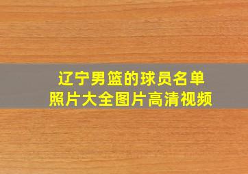 辽宁男篮的球员名单照片大全图片高清视频