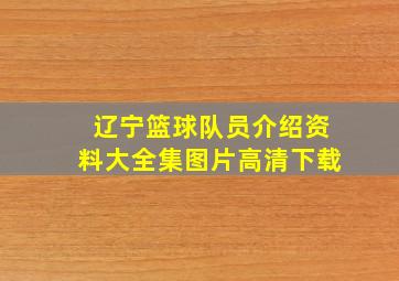 辽宁篮球队员介绍资料大全集图片高清下载