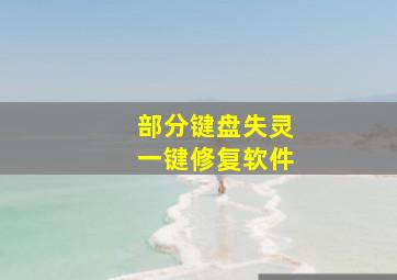 部分键盘失灵一键修复软件