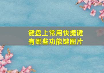 键盘上常用快捷键有哪些功能键图片