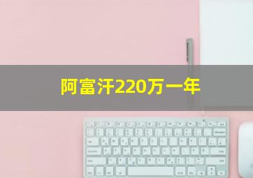 阿富汗220万一年