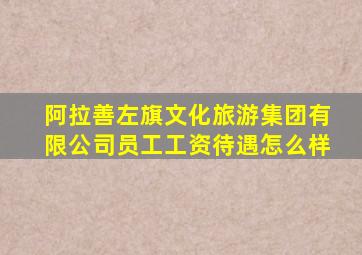 阿拉善左旗文化旅游集团有限公司员工工资待遇怎么样