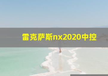 雷克萨斯nx2020中控