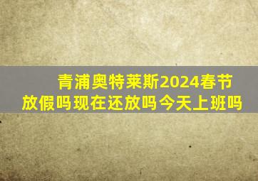 青浦奥特莱斯2024春节放假吗现在还放吗今天上班吗