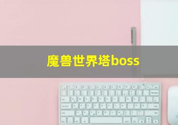 魔兽世界塔boss